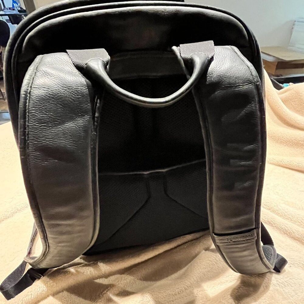 Harley Davidson Leather Backpack/Computer Bag - image 4